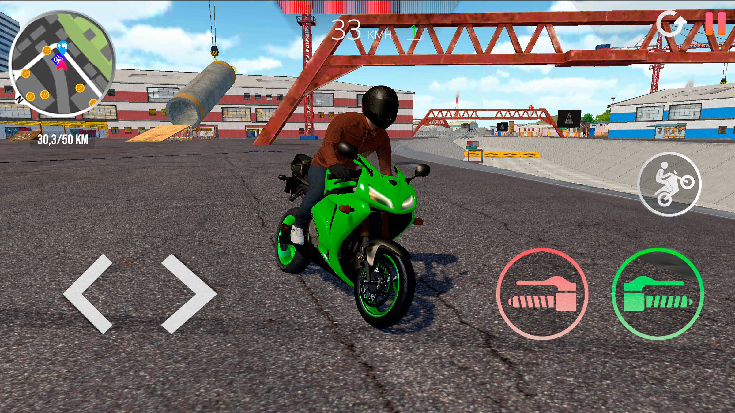 اسکرین شات 5 بازی Motorcycle Real Simulator