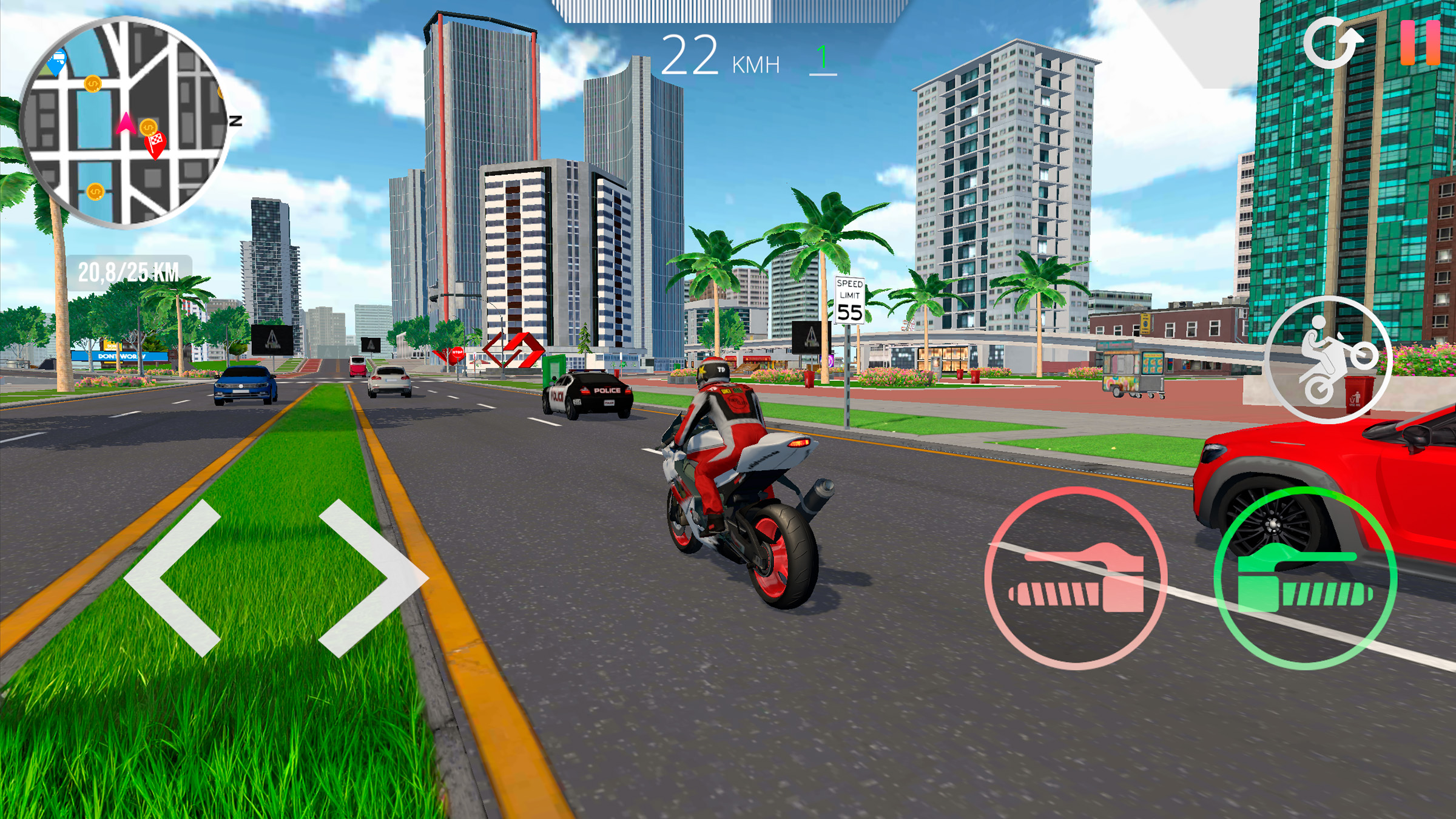 اسکرین شات 4 بازی Motorcycle Real Simulator