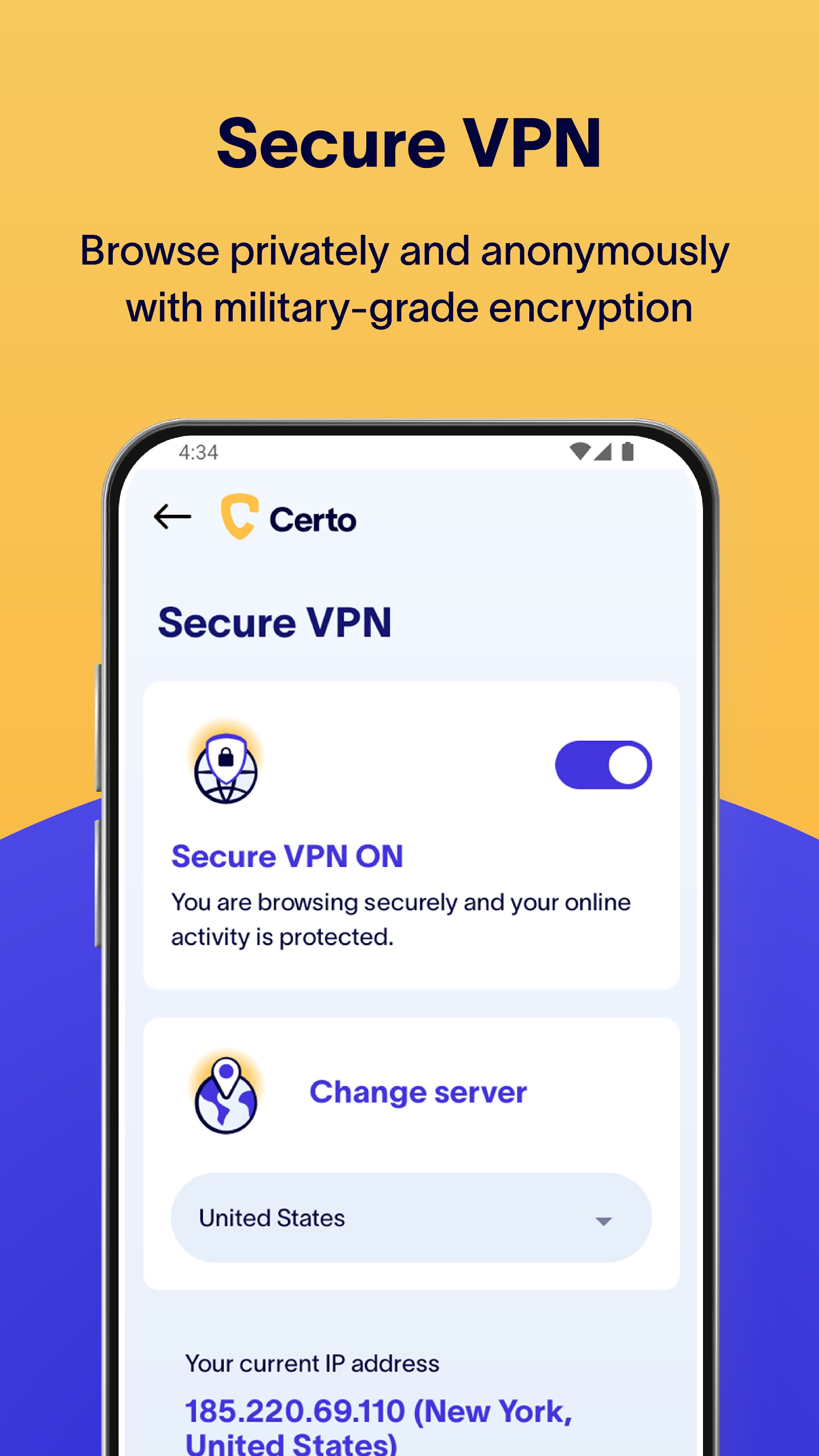 اسکرین شات 7 برنامه Certo: Anti Spyware & VPN