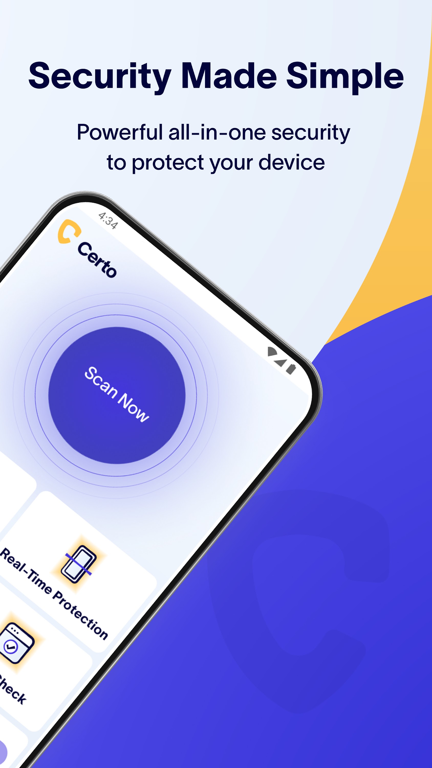 اسکرین شات 2 برنامه Certo: Anti Spyware & VPN