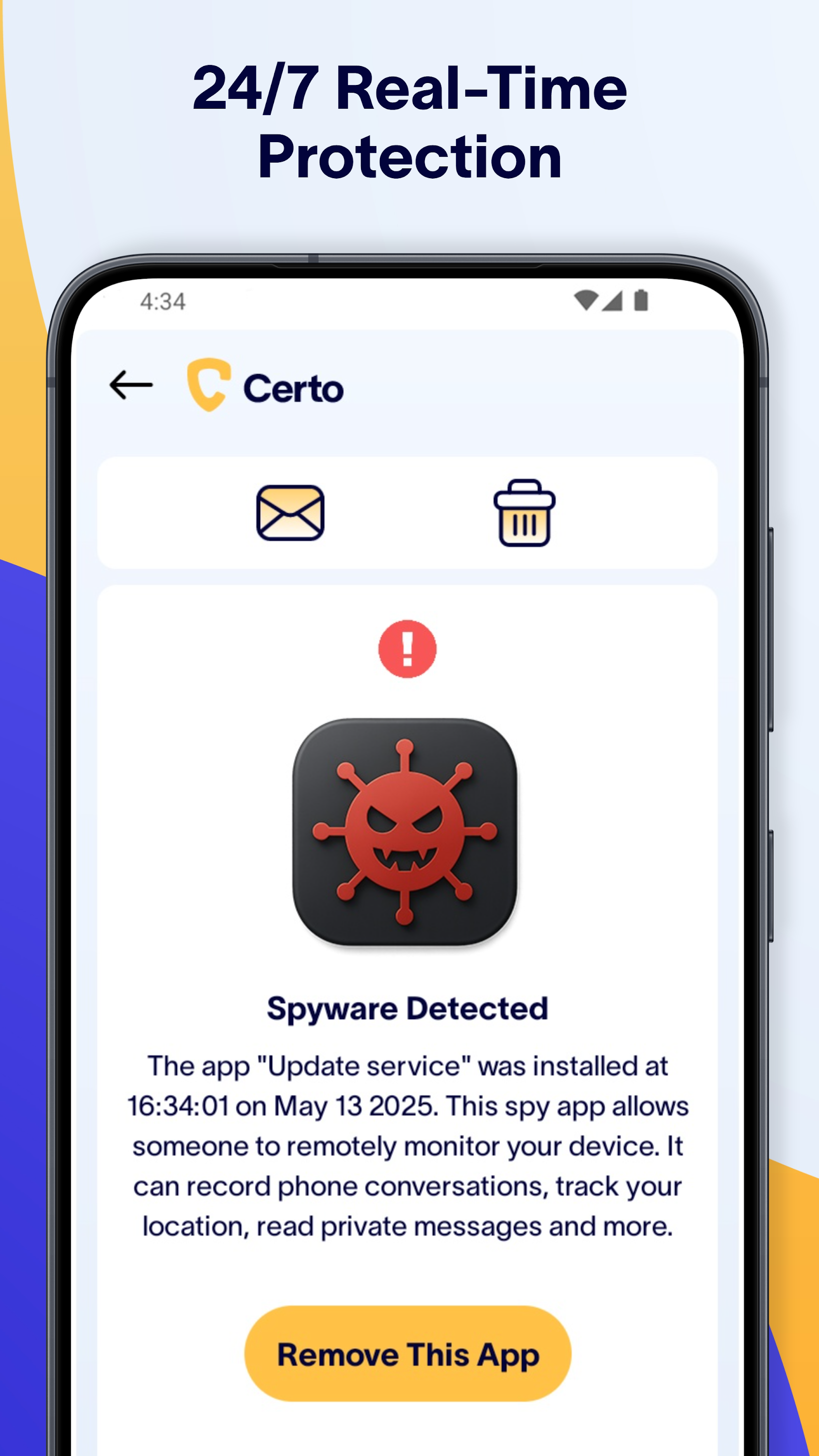 اسکرین شات 4 برنامه Certo: Anti Spyware & VPN