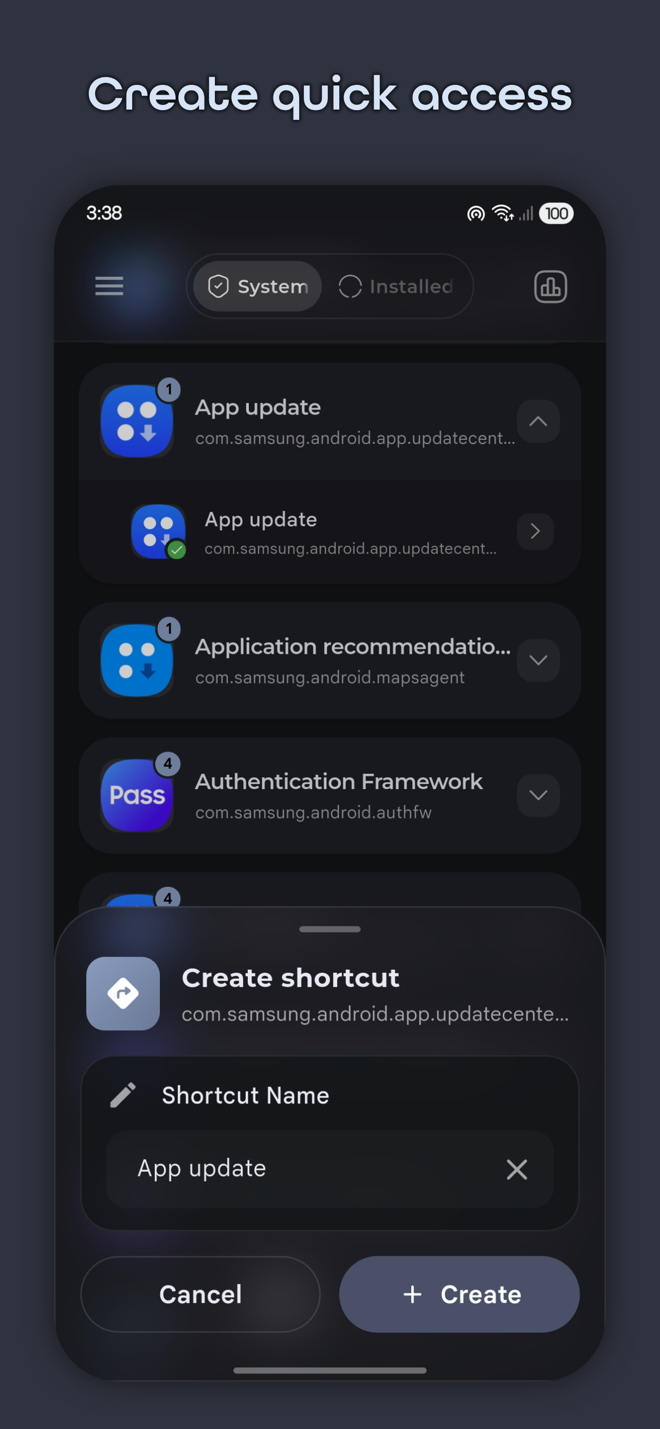 اسکرین شات 4 برنامه Hidden Settings