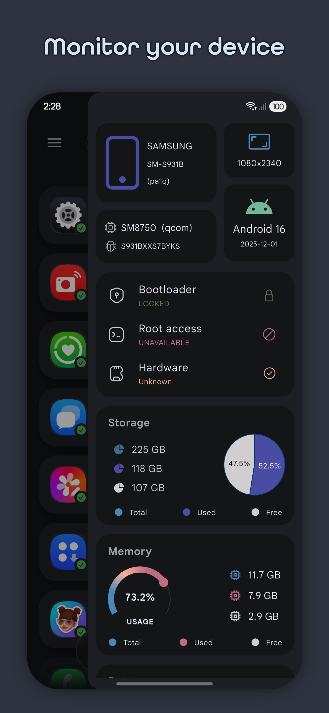 اسکرین شات 6 برنامه Hidden Settings
