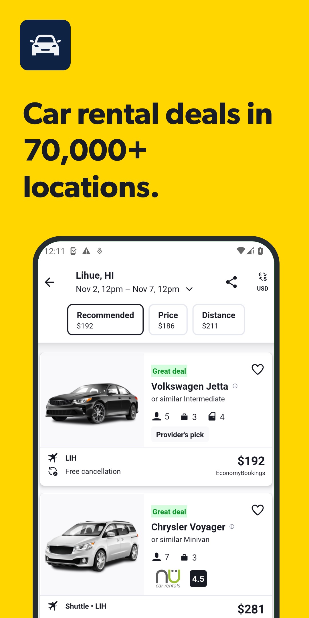 اسکرین شات 4 برنامه Cheapflights: Flights & Hotels