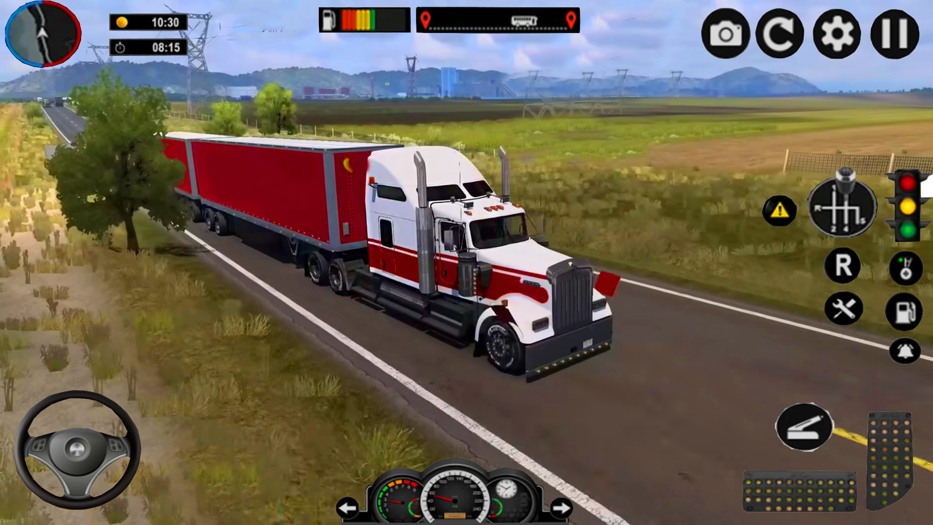 اسکرین شات 2 بازی American Truck Games Sim 2024