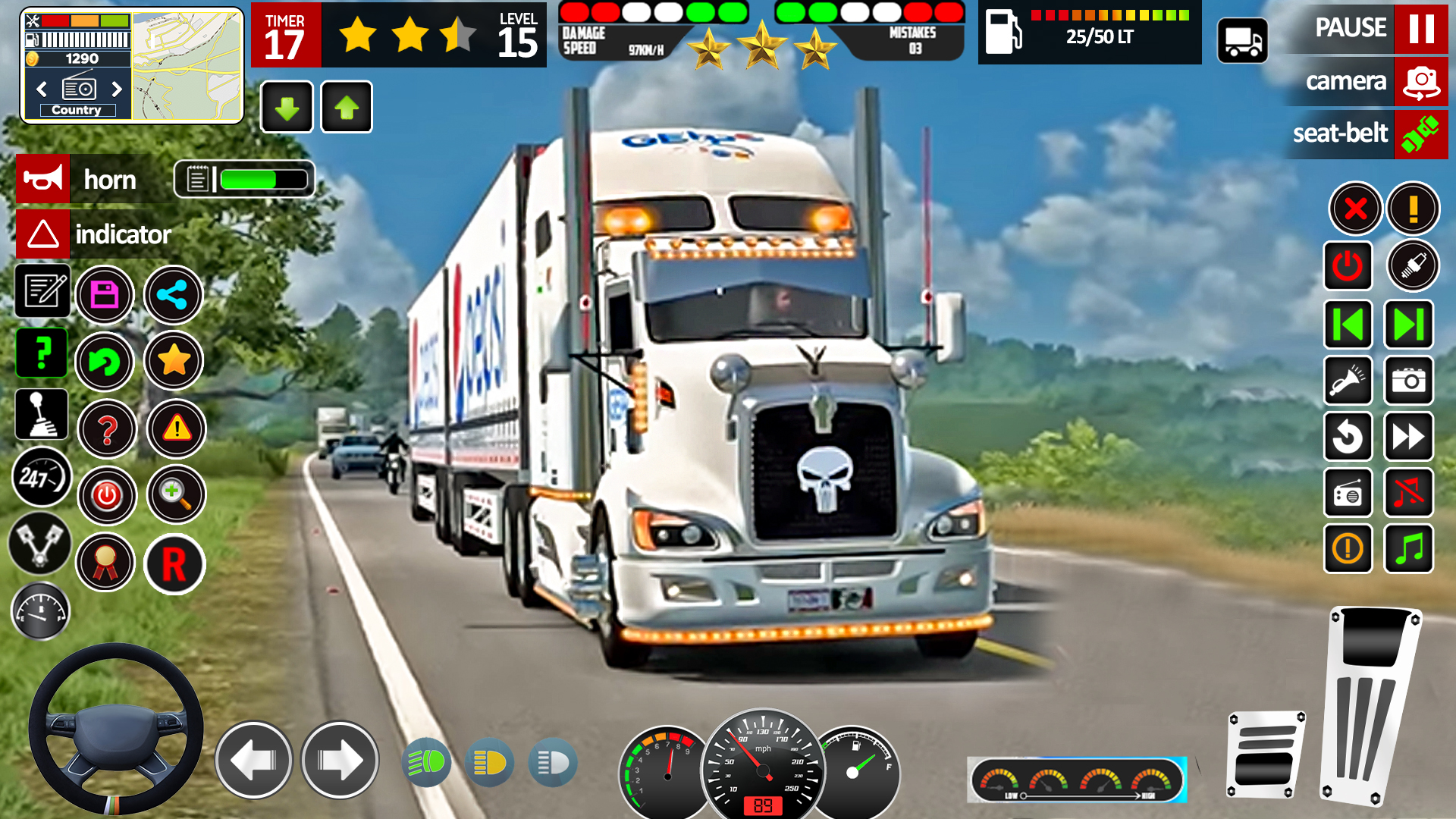 اسکرین شات 1 بازی American Truck Driving Trailer