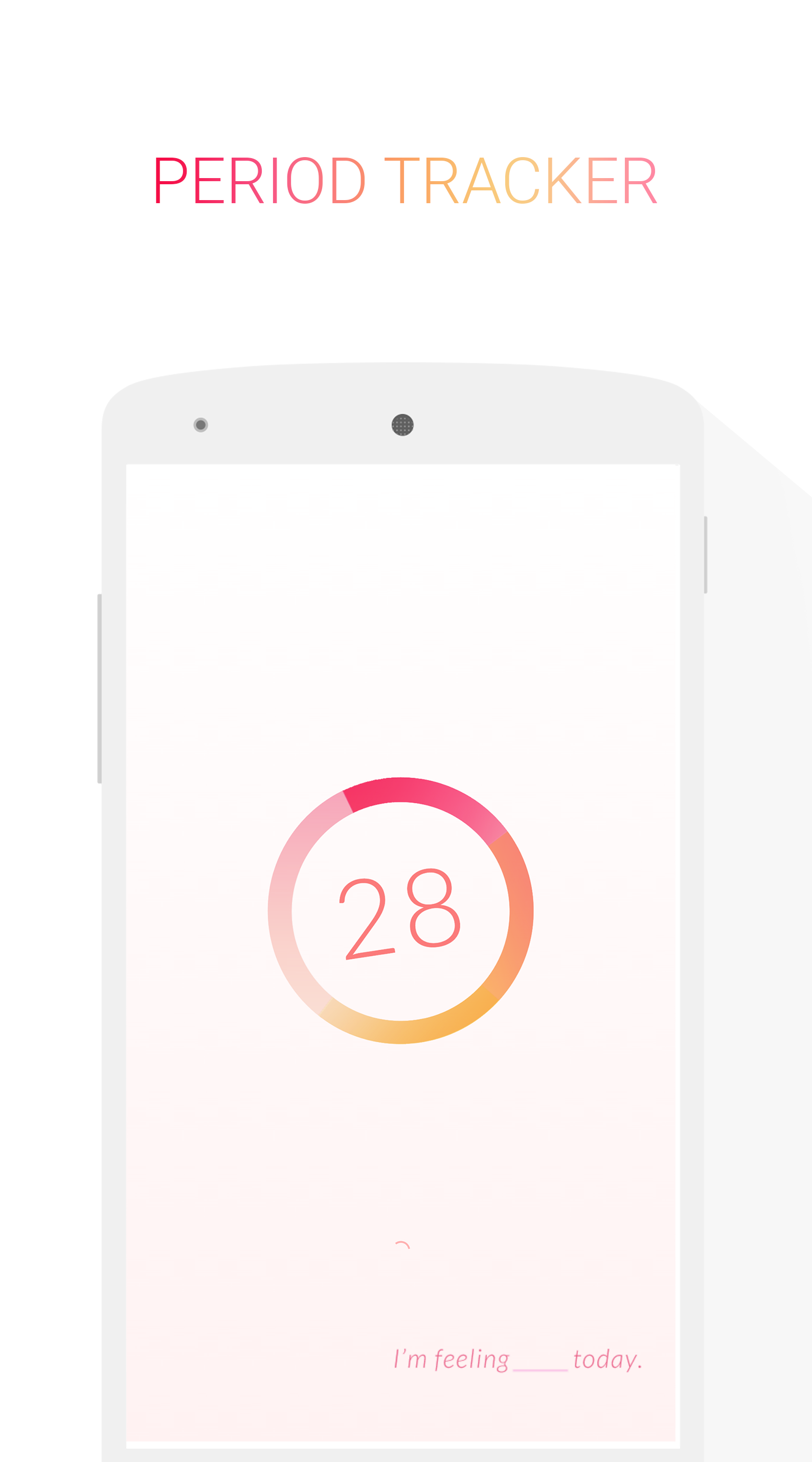 اسکرین شات 1 برنامه Period Tracker