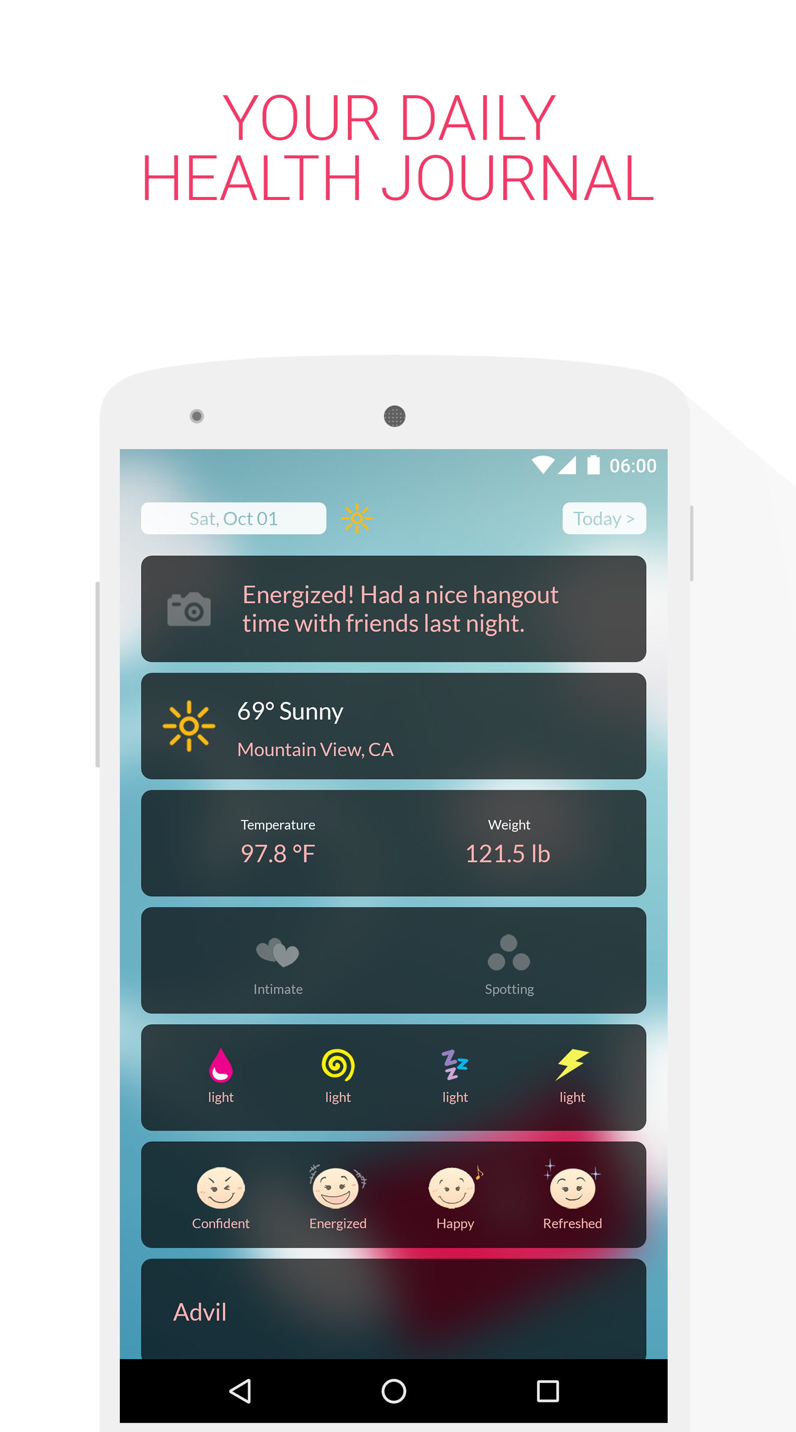 اسکرین شات 3 برنامه Period Tracker