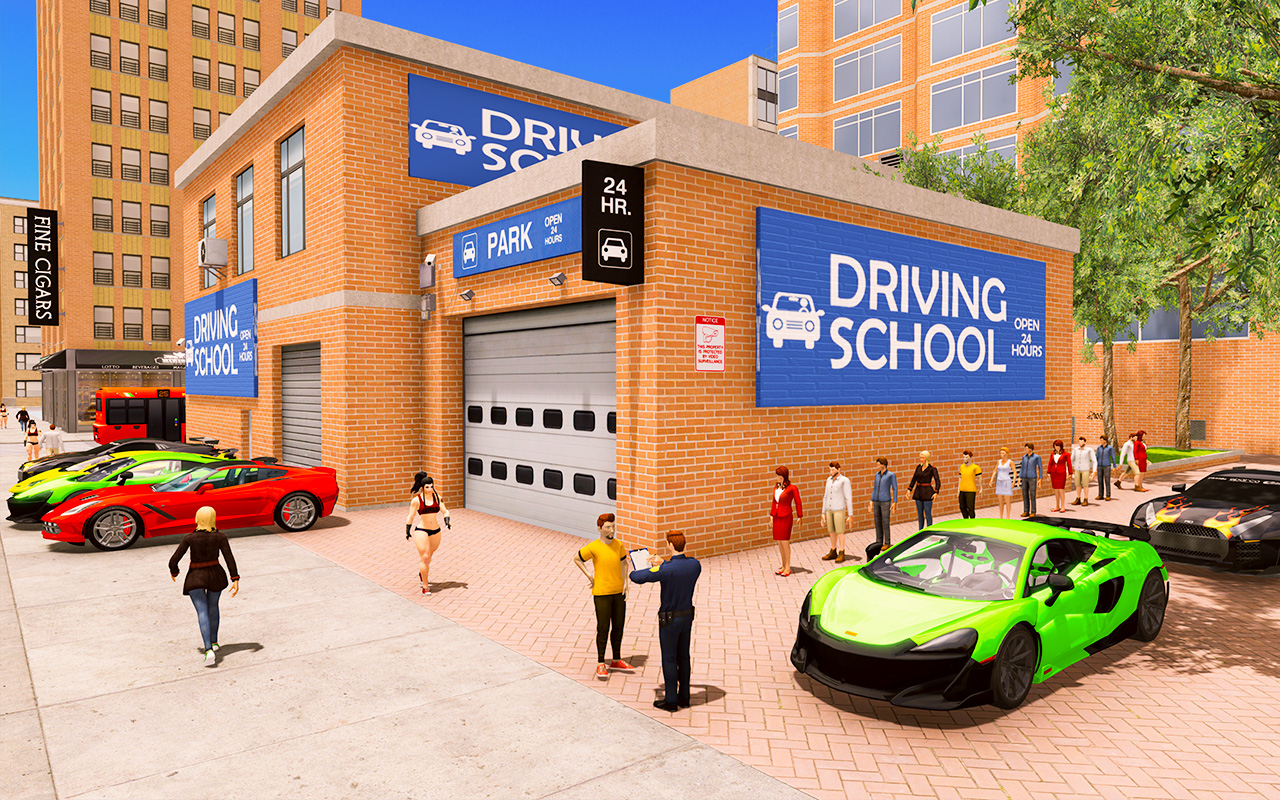 اسکرین شات 2 بازی Car Driving School Simulator