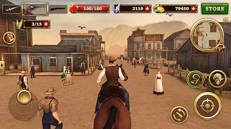 اسکرین شات 2 بازی west gunfighter
