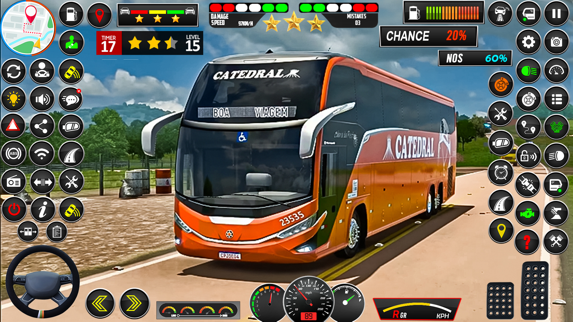 اسکرین شات 1 بازی Bus Game Coach Bus Driving 3D