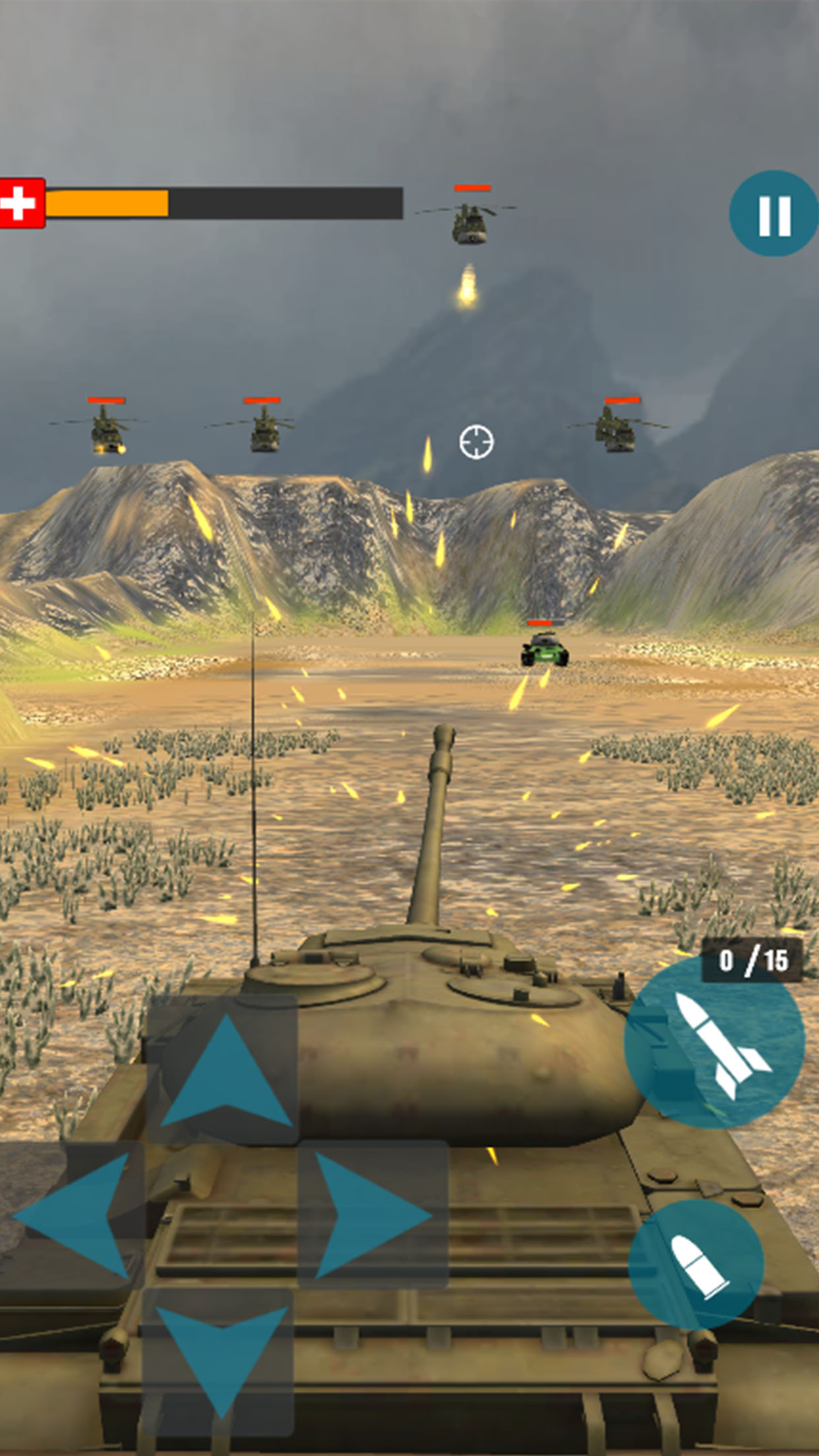 اسکرین شات 3 بازی Tanks Battle Blitz War Games