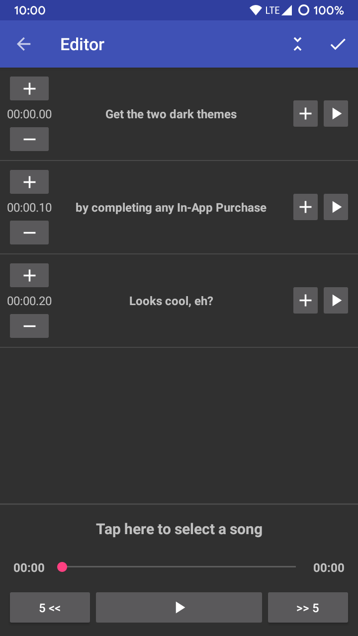 اسکرین شات 6 برنامه LRC Editor