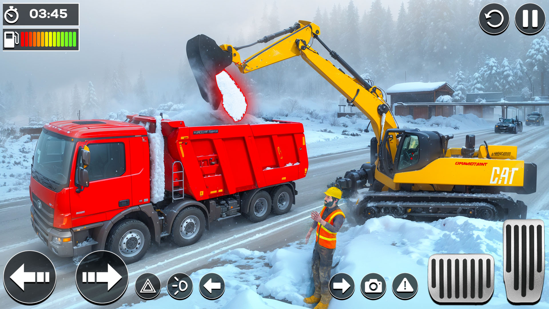 اسکرین شات 4 بازی Snow Blower Truck Driver Sim