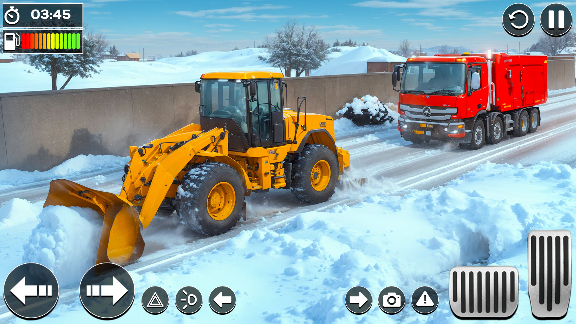 اسکرین شات 1 بازی Snow Blower Truck Driver Sim