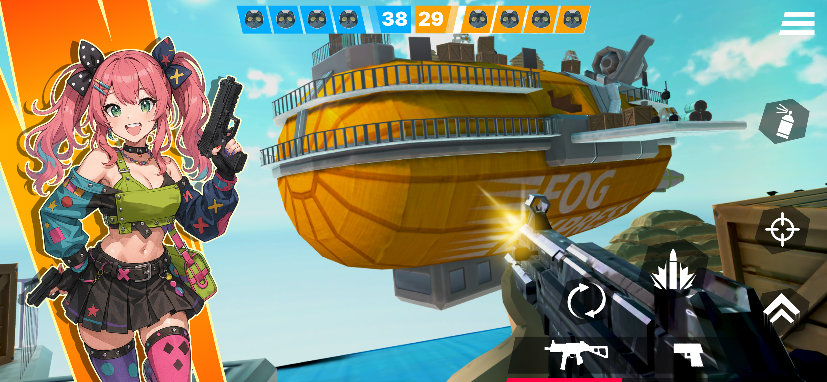 اسکرین شات 1 بازی Tactic Shot: FPS Pixel Shooter