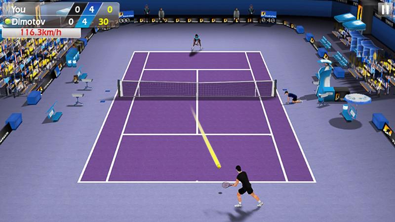 اسکرین شات 4 بازی 3D Tennis
