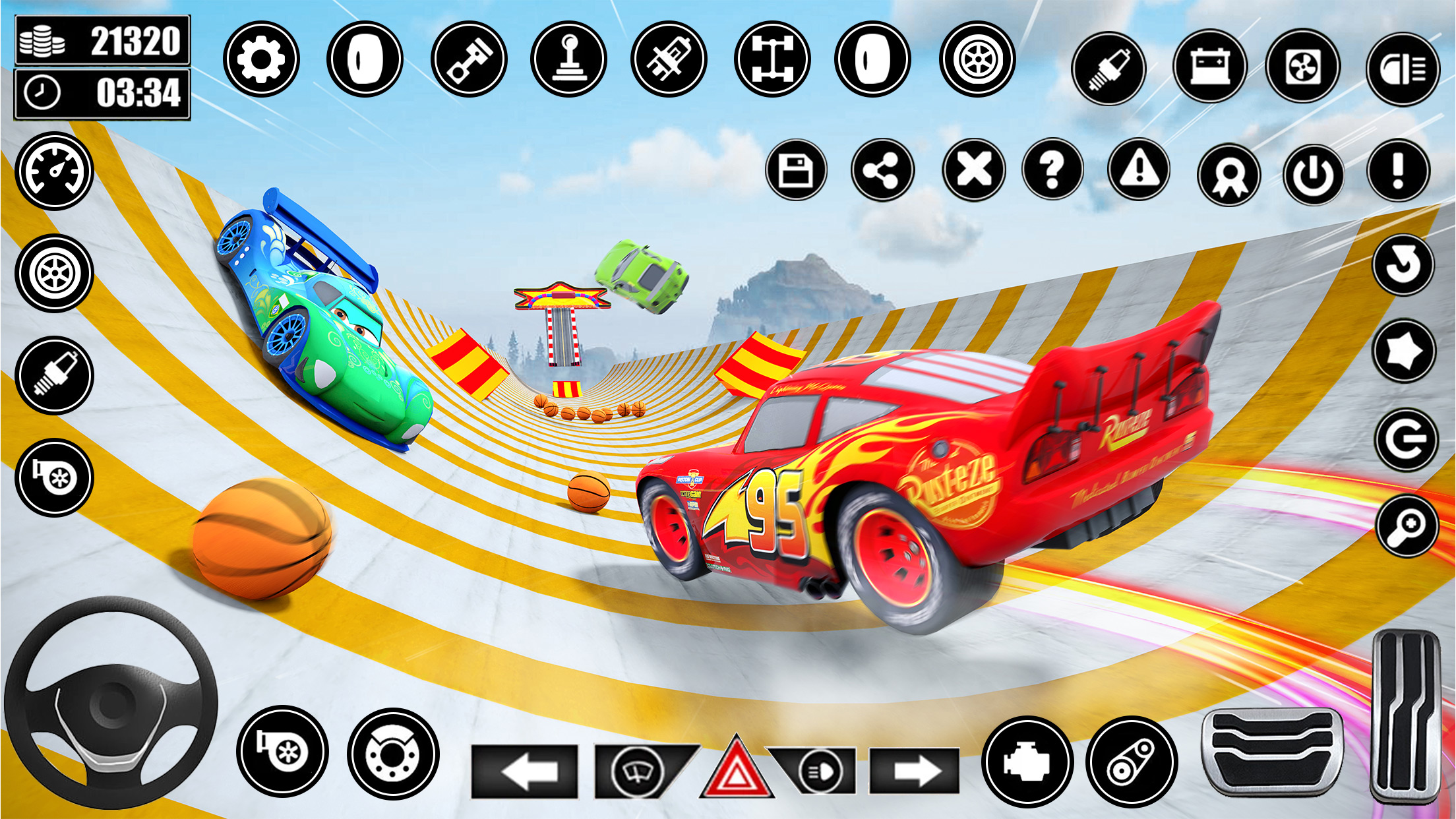 اسکرین شات 3 بازی Crazy Street Stock Cars Racing