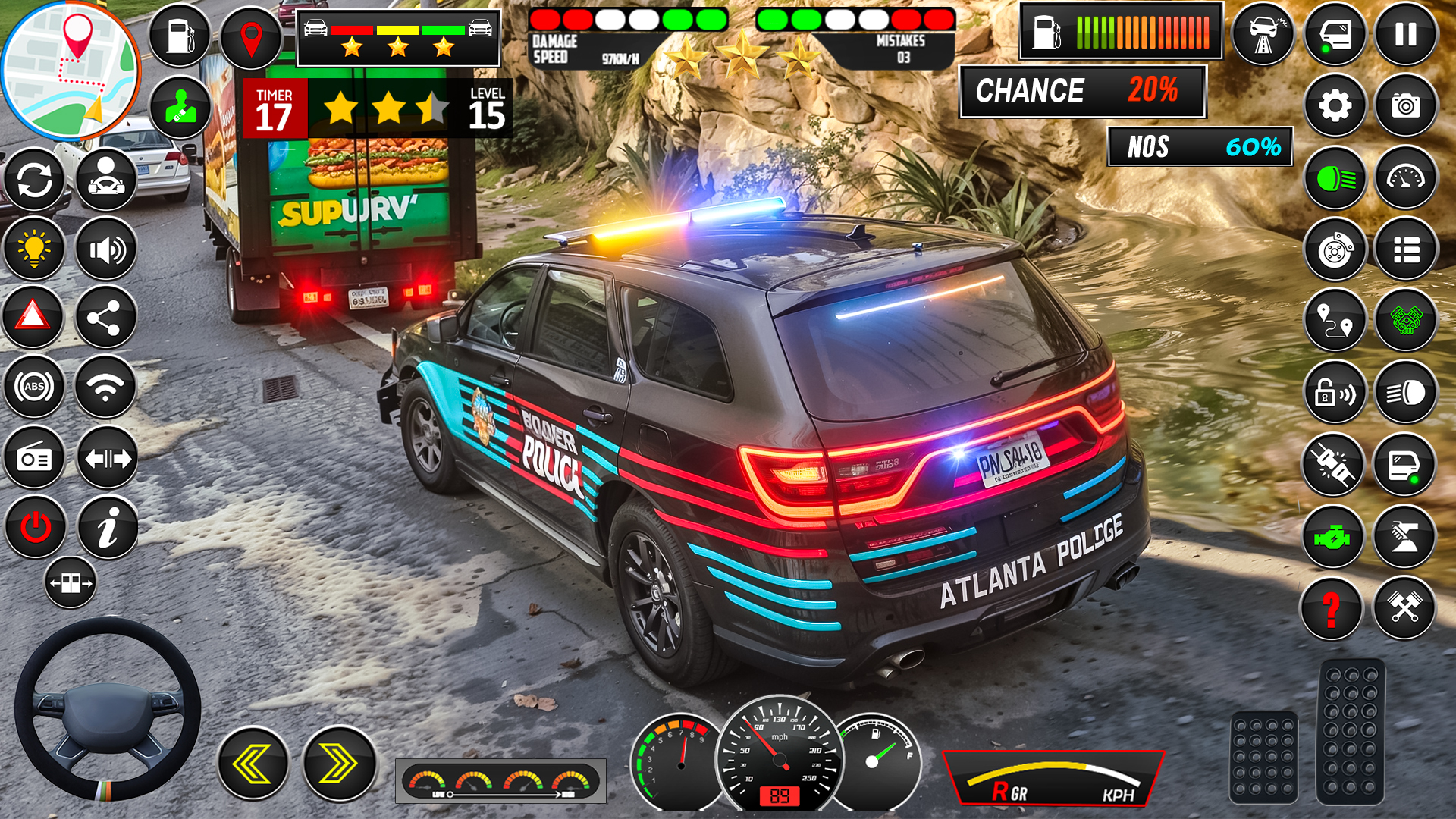 اسکرین شات 3 بازی US Police Car Driving Game 3D