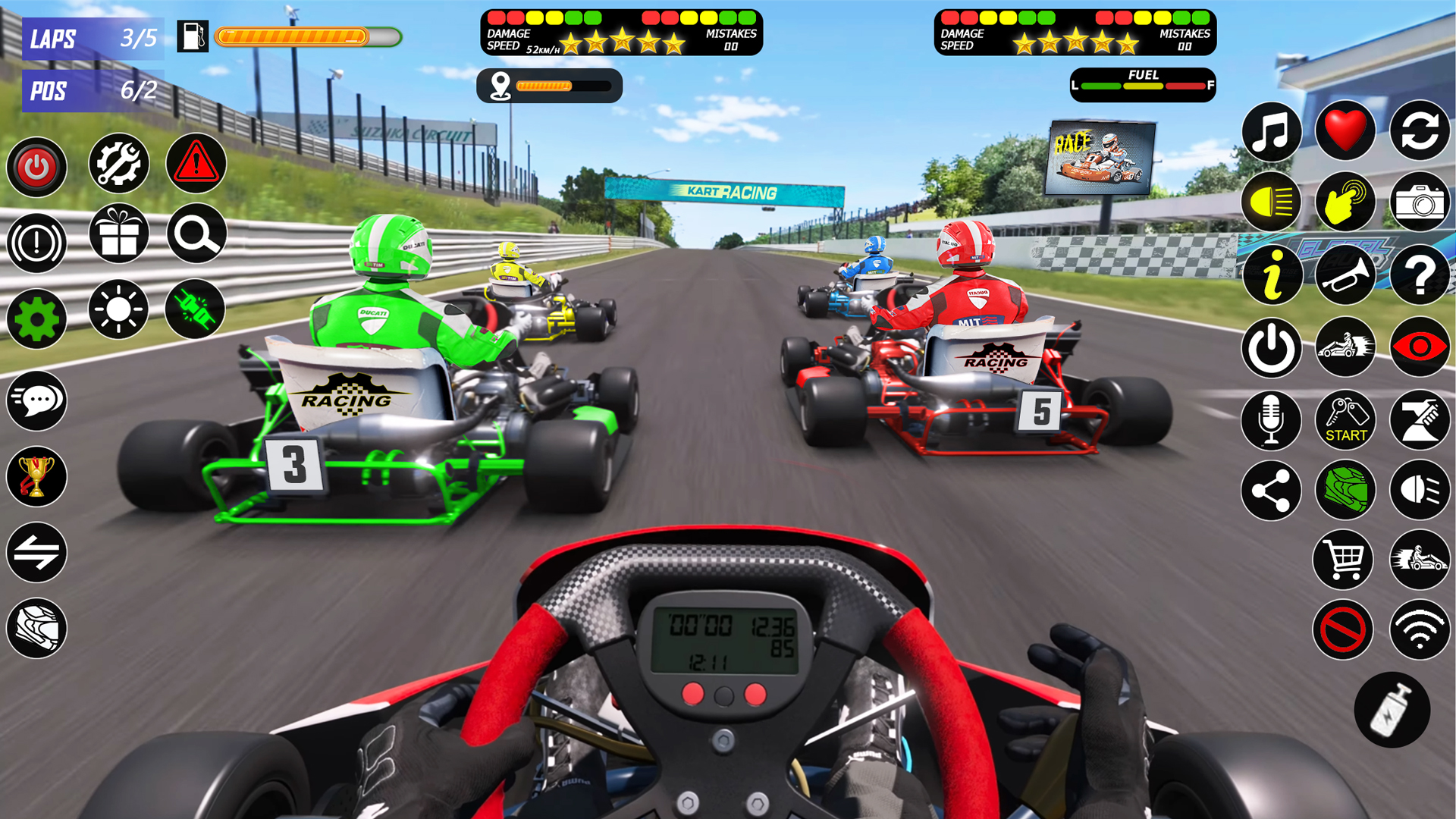 اسکرین شات 3 بازی Buggy Race: Kart Racing Games
