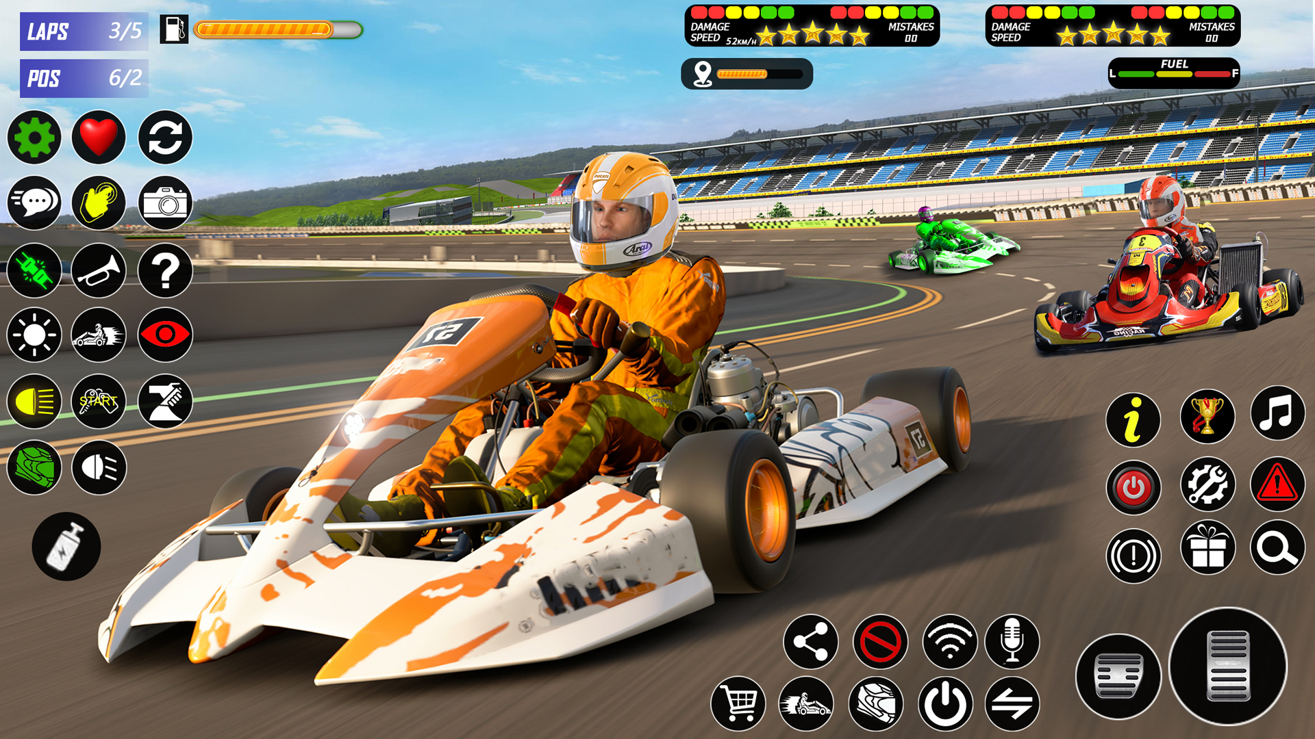 اسکرین شات 1 بازی Buggy Race: Kart Racing Games