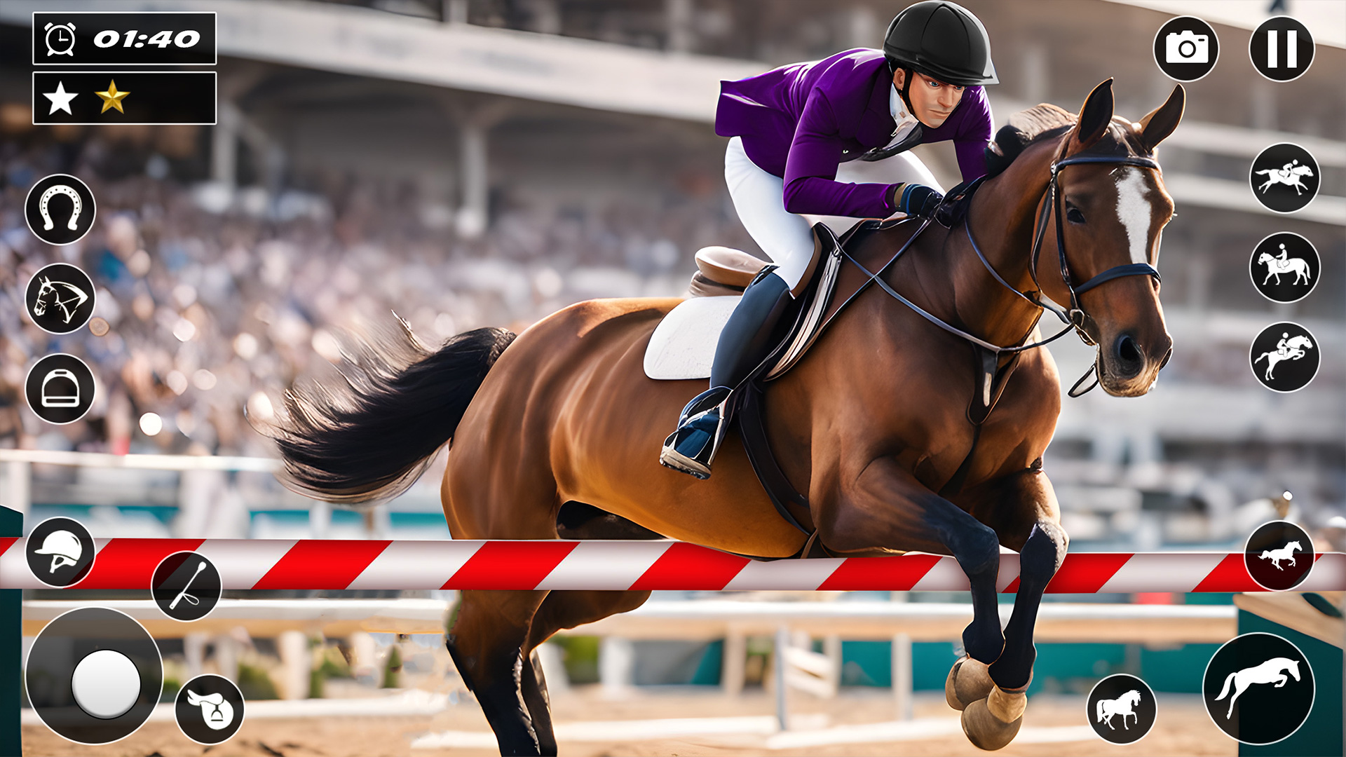 اسکرین شات 3 بازی Horse Racing Jump: Horse Games