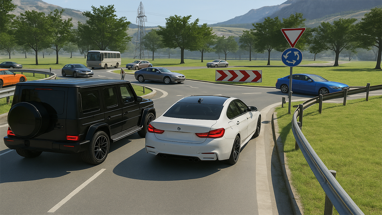 اسکرین شات 1 بازی Car Driving Simulator Game