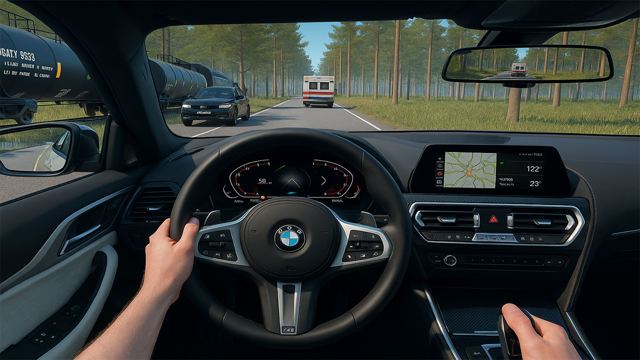 اسکرین شات 3 بازی Car Driving Simulator Game