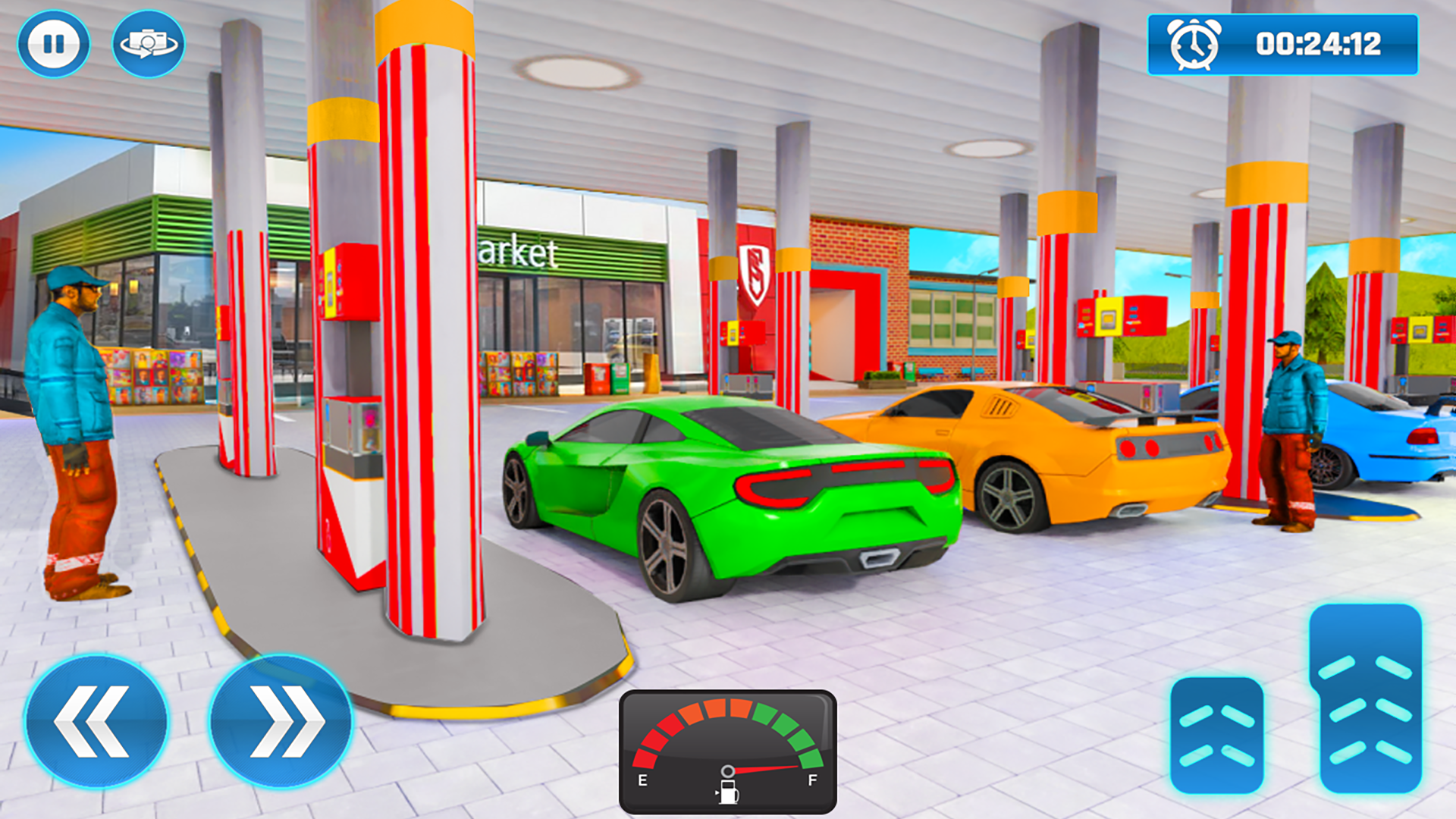 اسکرین شات 4 برنامه Petrol Gas Station: Car Games