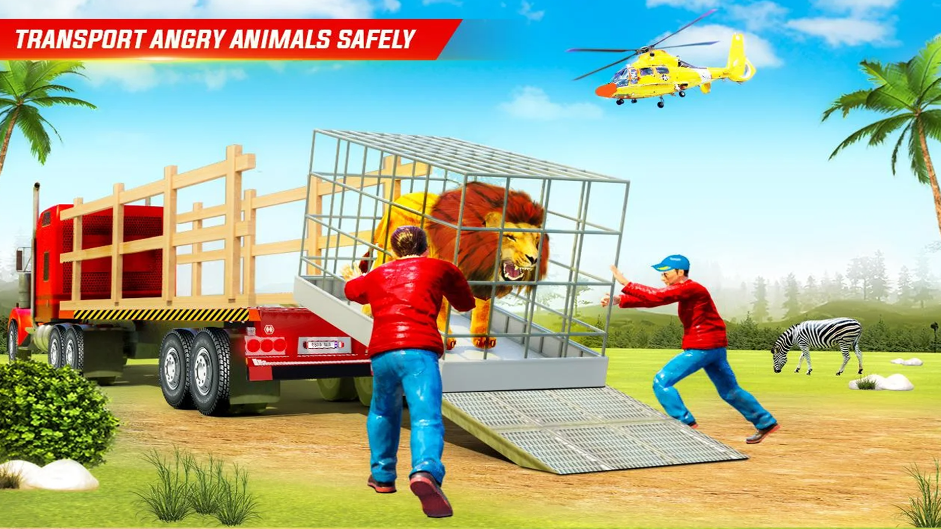 اسکرین شات 4 برنامه Farm Animal Transporter Truck
