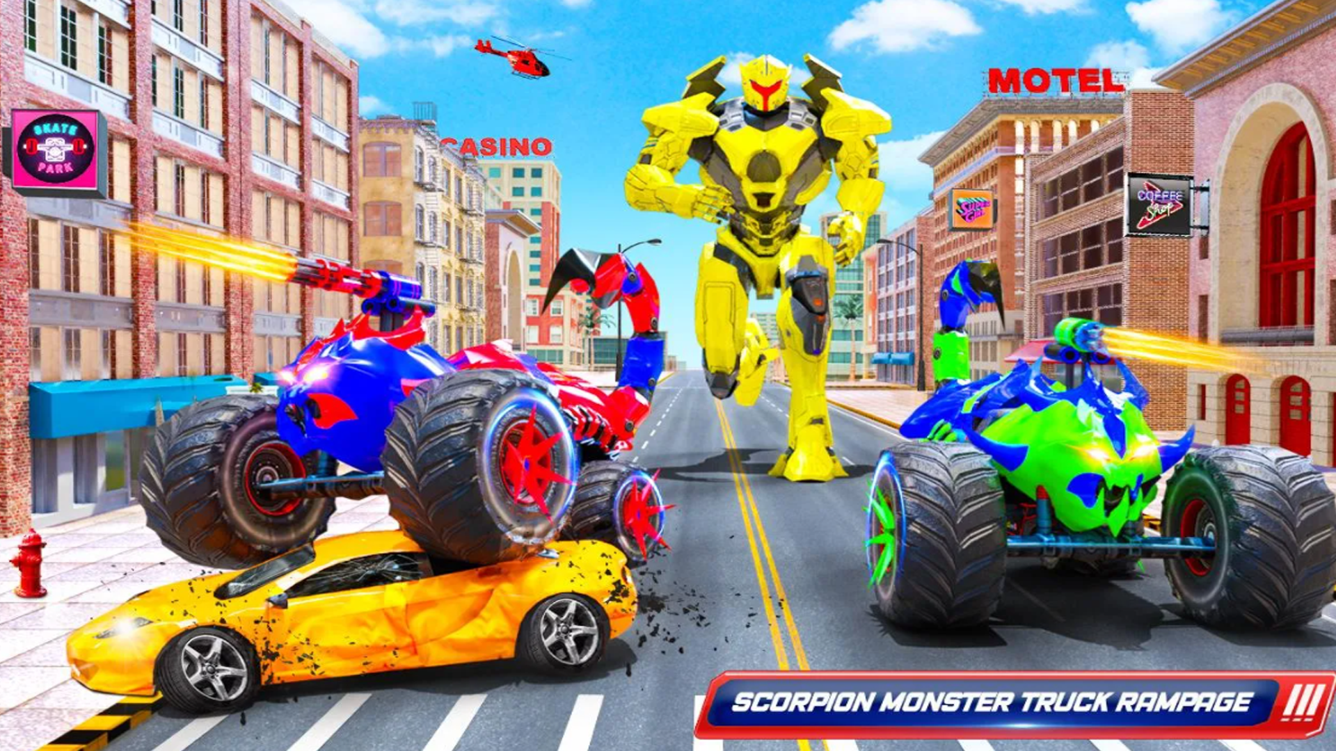 اسکرین شات 4 برنامه Scorpion Robot Truck Transform