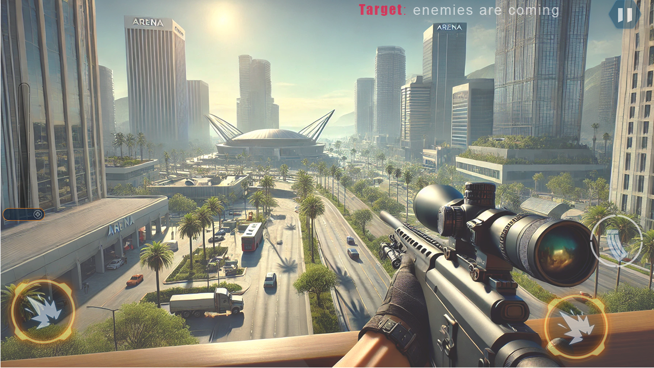 اسکرین شات 3 بازی Sniper Contracts: Gun Shooting