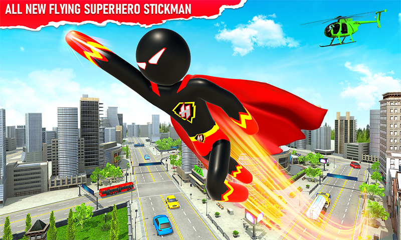 اسکرین شات 2 برنامه Stickman Speed Hero Superhero