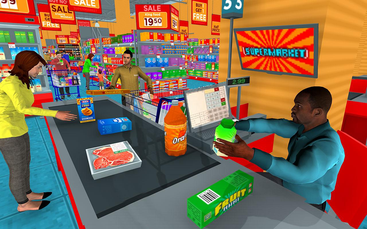 اسکرین شات 5 بازی Supermarket Shopping Game 3D