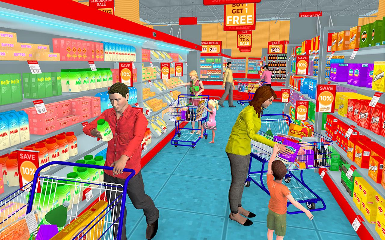 اسکرین شات 1 بازی Supermarket Shopping Game 3D