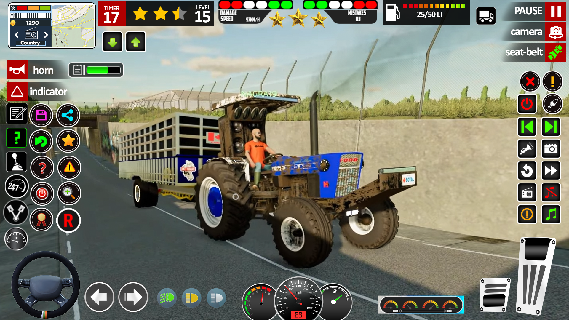 اسکرین شات 4 بازی US Tractor Farming Games 3d