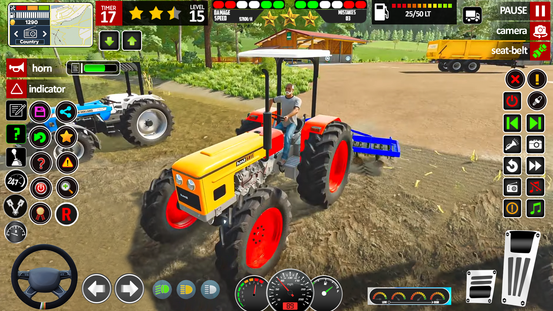 اسکرین شات 5 بازی US Tractor Farming Games 3d