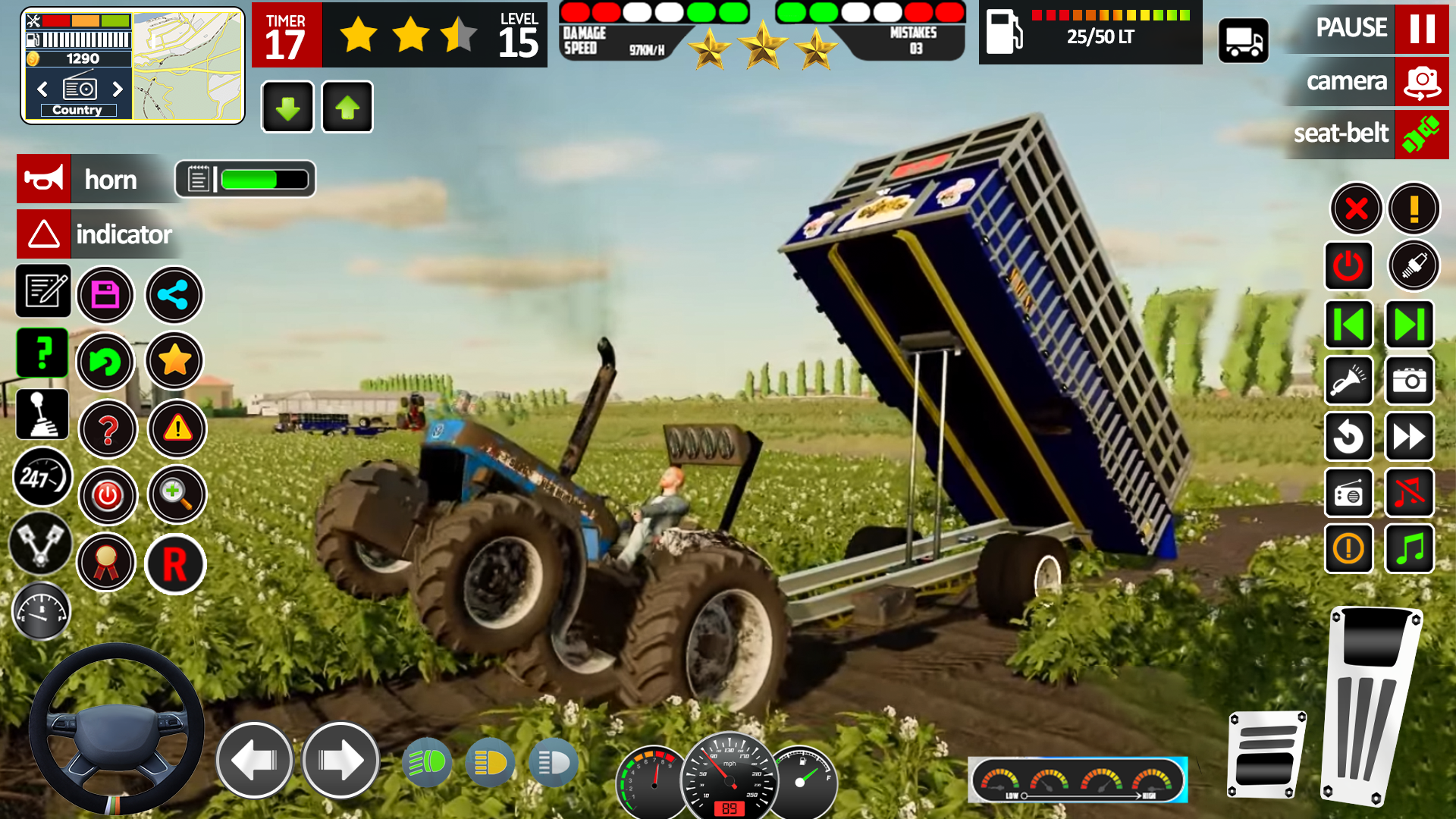 اسکرین شات 2 بازی US Tractor Farming Games 3d
