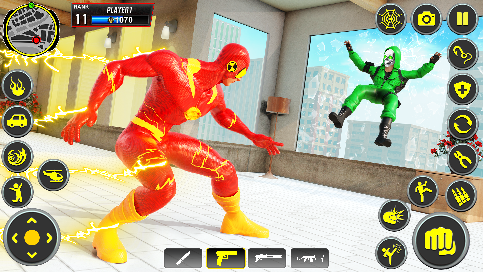 اسکرین شات 3 برنامه Speed Hero: Superhero Games