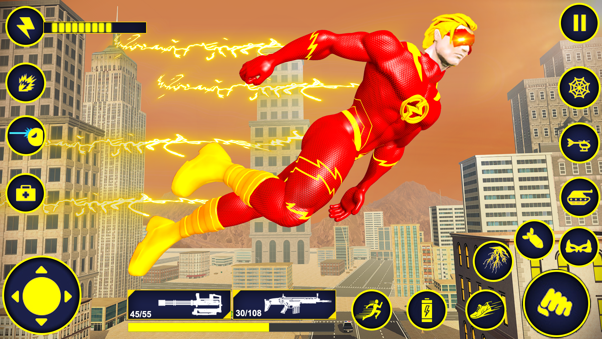 اسکرین شات 8 برنامه Speed Hero: Superhero Games