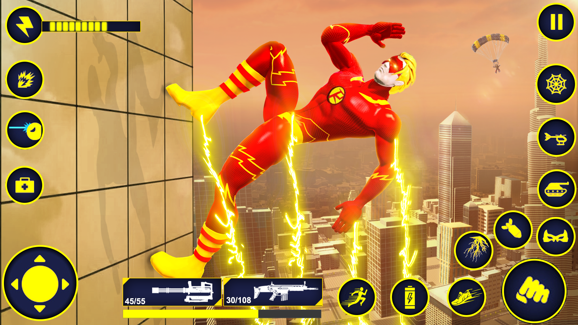 اسکرین شات 2 برنامه Speed Hero: Superhero Games