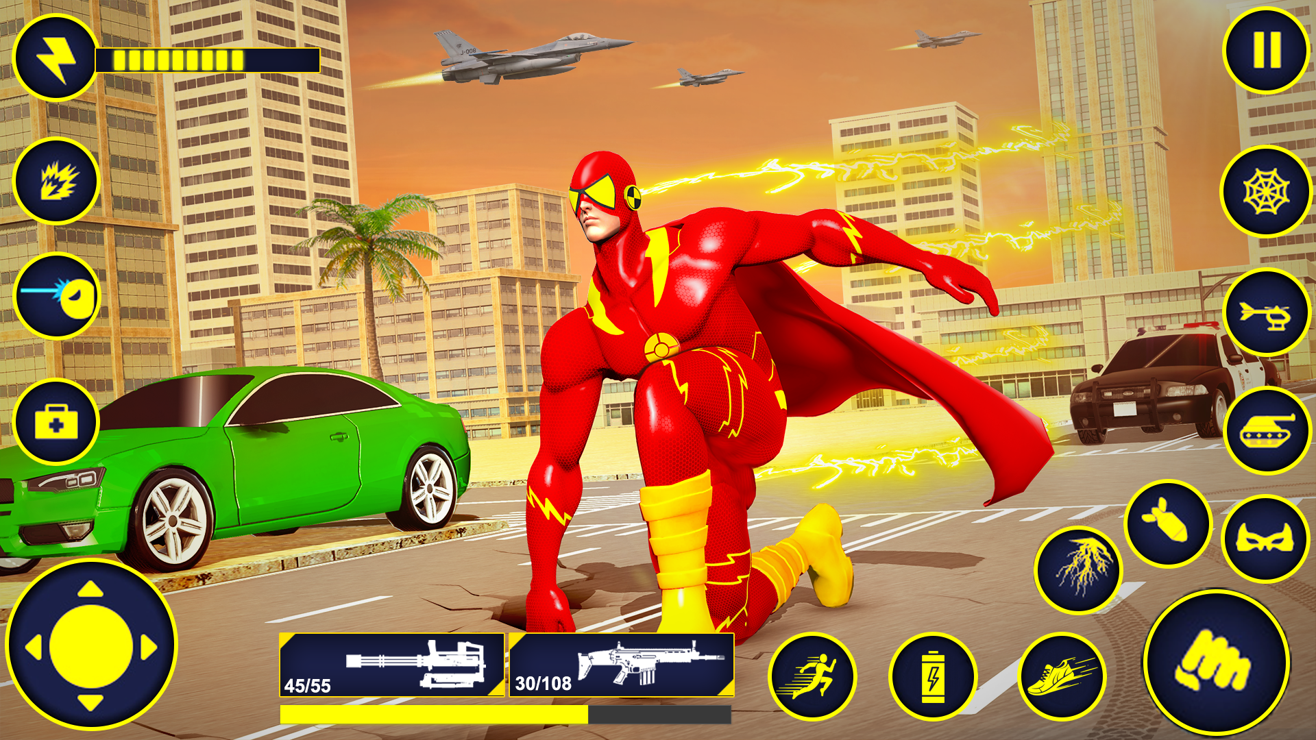 اسکرین شات 7 برنامه Speed Hero: Superhero Games