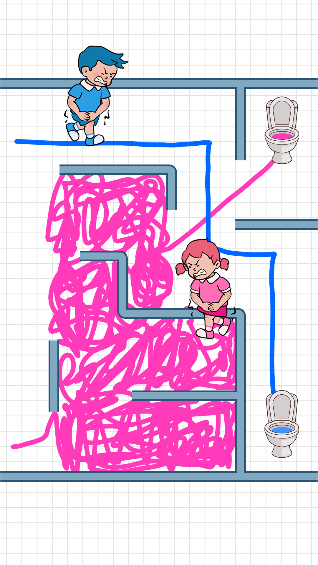 اسکرین شات 4 بازی Toilet Rush Race: Pee Master