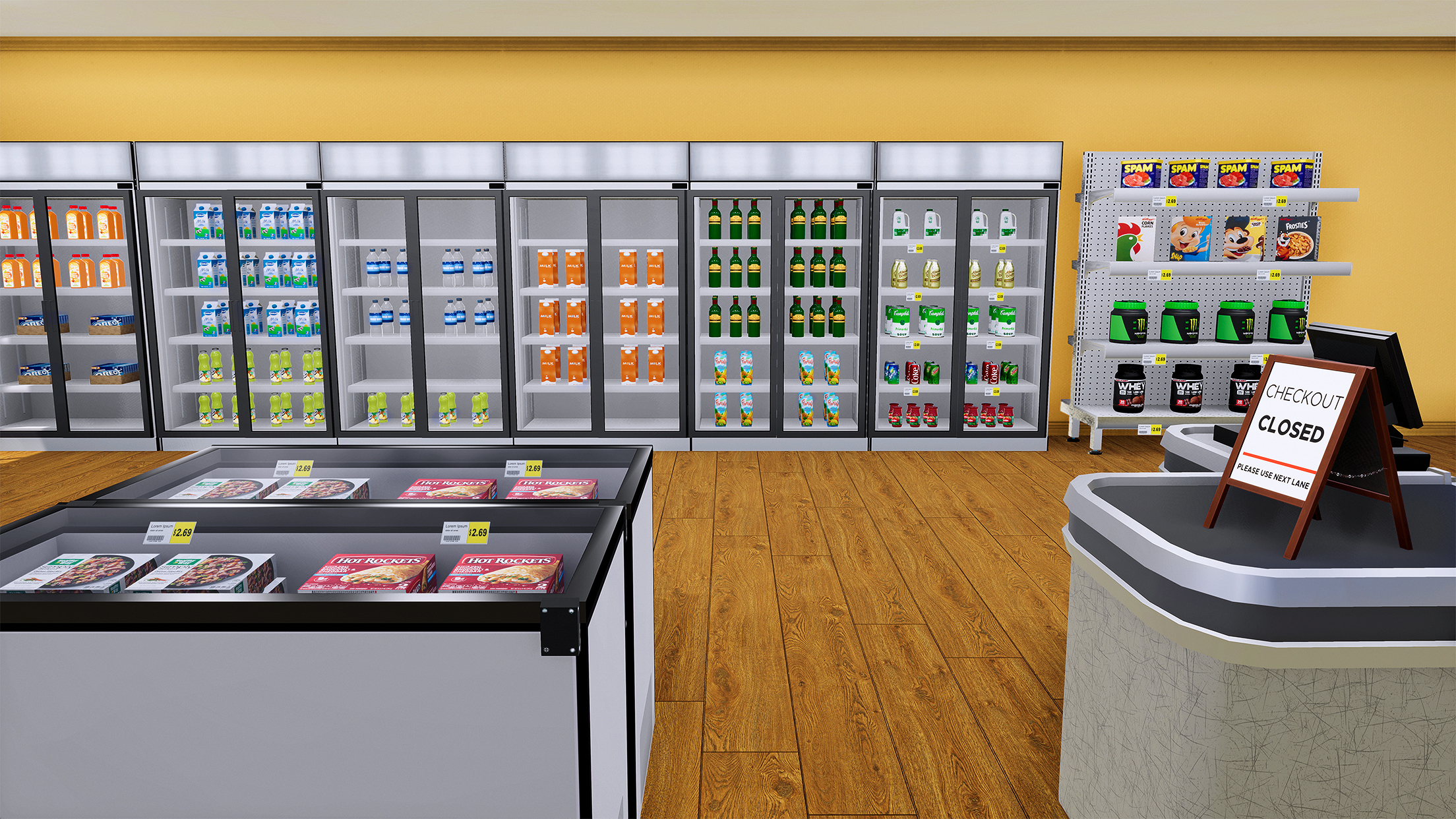 اسکرین شات 3 بازی Supermarket Store Game 3D