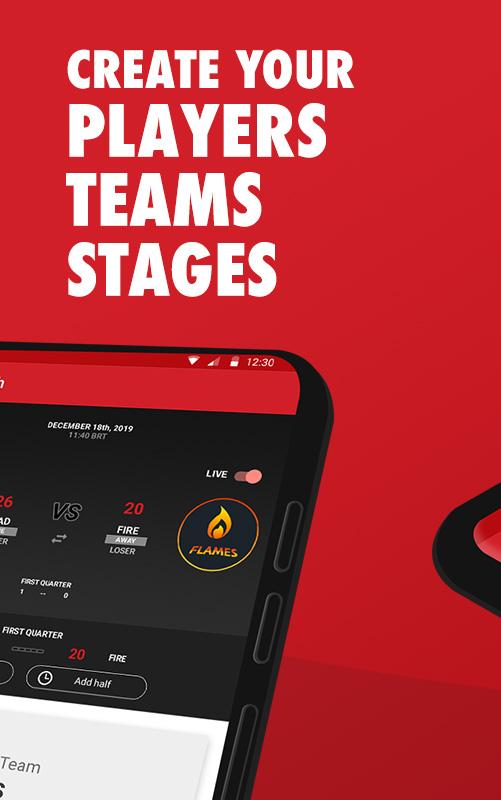 اسکرین شات 3 برنامه Tournament and bracket manager