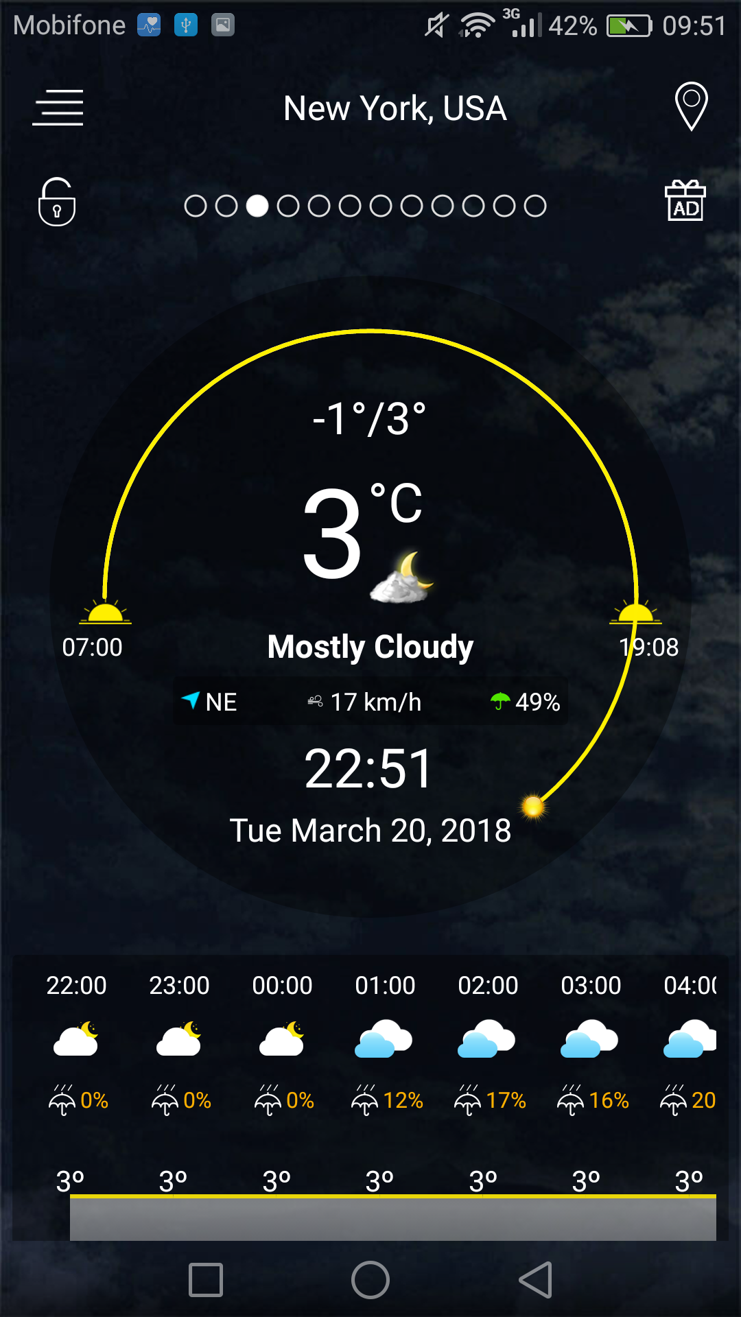 اسکرین شات 8 برنامه Weather forecast