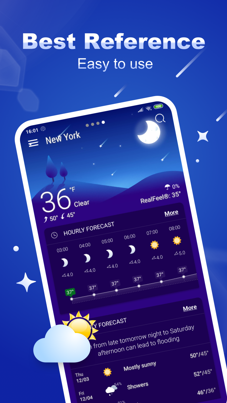 اسکرین شات 3 برنامه Weather Live - Widgets & Radar