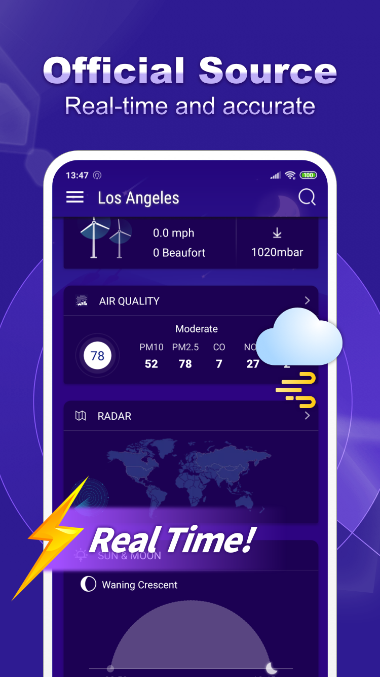 اسکرین شات 2 برنامه Weather Live - Widgets & Radar