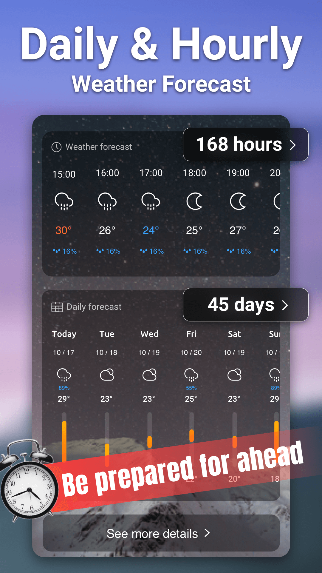 اسکرین شات 6 برنامه Weather App - Weather Forecast