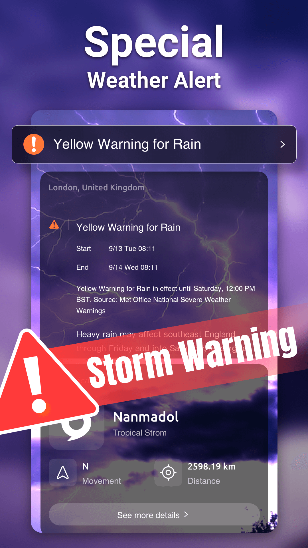 اسکرین شات 7 برنامه Weather App - Weather Forecast